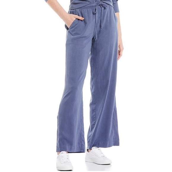 Cloth & Stone Side Slit Wide Leg Pants NEW - Picture 1 of 7